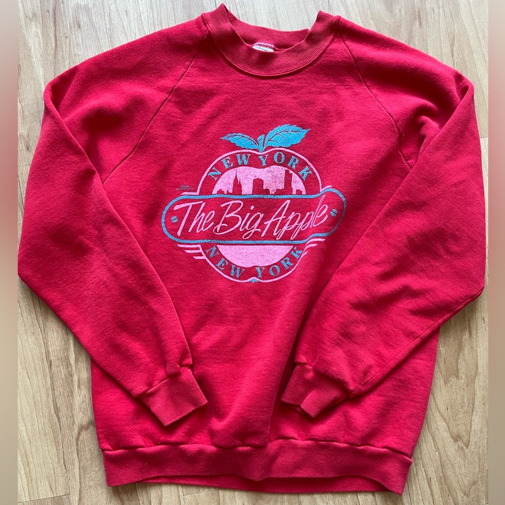 Vintage Graphic Crew Neck Sweater